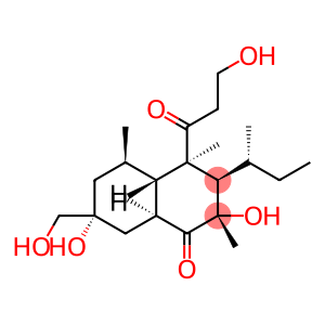 (2S,4aα,8aβ)-3,4,4a,5,6,7,8,8a-Octahydro-2,7β-dihydroxy-7α-(hydroxymethyl)-4α-(3-hydroxy-1-oxopropyl)-2,4β,5α-trimethyl-3α-[(R)-1-methylpropyl]-1(2H)-naphthalenone