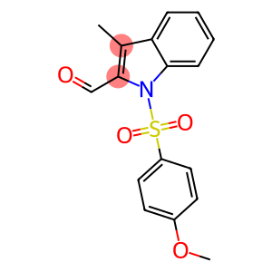 1H-Indole-2-carboxaldehyde, 1-[(4-methoxyphenyl)sulfonyl]-3-methyl-