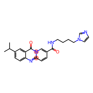 N-(4-1H-imidazol-1-yl)butyl-2-(1-methylethyl)-11-oxo-11H-pyrido(2,1b)quinazoline-8-carboxamide