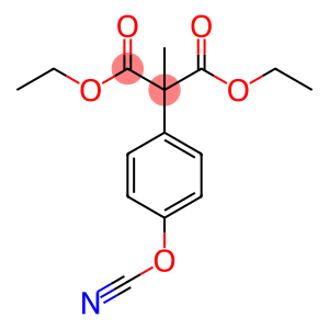 Propanedioic acid, 2-(4-cyanatophenyl)-2-methyl-, 1,3-diethyl ester