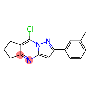 8-CHLORO-2-M-TOLYL-6,7-DIHYDRO-5H-CYCLOPENTA[D]-PYRAZOLO[1,5-A]PYRIMIDINE