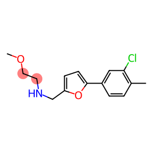 N-([5-(3-CHLORO-4-METHYLPHENYL)-2-FURYL]METHYL)-N-(2-METHOXYETHYL)AMINE