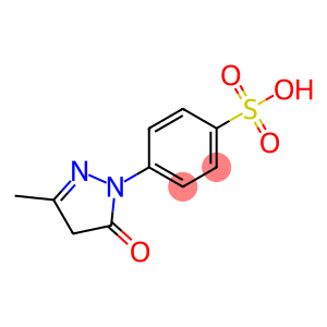 4-(3-methyl-5-oxo-4,5-dihydro-1H-pyrazol-1-yl)benzenesulfonic acid