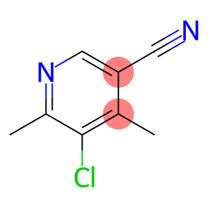 3-Pyridinecarbonitrile, 5-chloro-4,6-dimethyl-