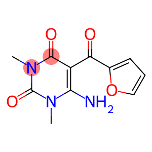 6-AMINO-5-(2-FUROYL)-1,3-DIMETHYLPYRIMIDINE-2,4(1H,3H)-DIONE