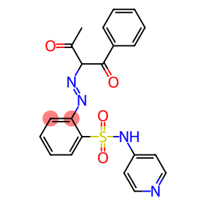 Benzenesulfonamide, 2-[(1-benzoyl-2-oxopropyl)azo]-N-4-pyridinyl-