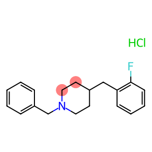 Piperidine, 4-[(2-fluorophenyl)methyl]-1-(phenylmethyl)-, hydrochloride