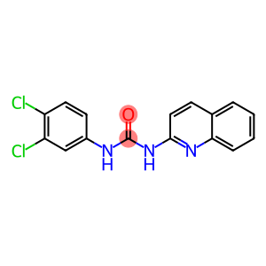 Urea, N-(3,4-dichlorophenyl)-N'-2-quinolinyl-