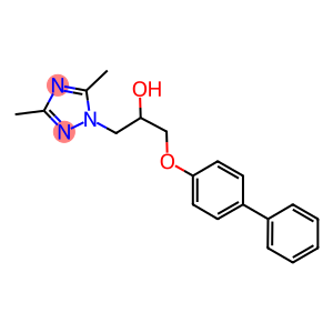 1-([1,1'-biphenyl]-4-yloxy)-3-(3,5-dimethyl-1H-1,2,4-triazol-1-yl)-2-propanol