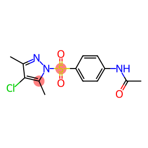 N-{4-[(4-chloro-3,5-dimethyl-1H-pyrazol-1-yl)sulfonyl]phenyl}acetamide