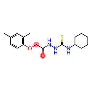 1-(2-(2,4-DIMETHYLPHENOXY)ACETYL)-4-CYCLOHEXYLTHIOSEMICARBAZIDE