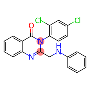 3-(2,4-DICHLORO-PHENYL)-2-PHENYLAMINOMETHYL-3H-QUINAZOLIN-4-ONE