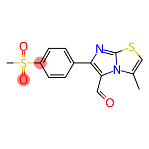 3-METHYL-6-[4-(METHYLSULFONYL)PHENYL]IMIDAZO[2,1-B]THIAZOLE-5-CARBOXALDEHYDE