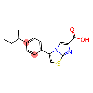 3-[4-(1-METHYLPROPYL)PHENYL]IMIDAZO[2,1-B]THIAZOLE-6-CARBOXYLIC ACID