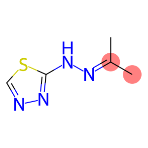 2-Propanone, 2-(1,3,4-thiadiazol-2-yl)hydrazone