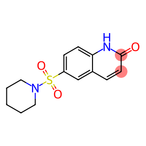 2(1H)-Quinolinone, 6-(1-piperidinylsulfonyl)-