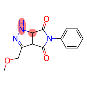 Pyrrolo[3,4-c]pyrazole-4,6(1H,5H)-dione, 3a,6a-dihydro-3-(methoxymethyl)-5-phenyl-