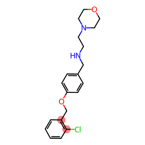 N-{4-[(2-chlorobenzyl)oxy]benzyl}-N-[2-(4-morpholinyl)ethyl]amine