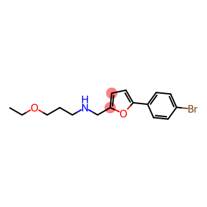 N-{[5-(4-bromophenyl)furan-2-yl]methyl}-3-ethoxypropan-1-amine