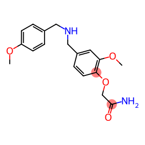 2-(2-methoxy-4-{[(4-methoxybenzyl)amino]methyl}phenoxy)acetamide