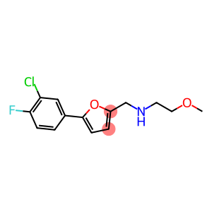N-{[5-(3-chloro-4-fluorophenyl)furan-2-yl]methyl}-2-methoxyethanamine