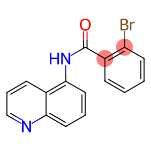 2-bromo-N-(5-quinolinyl)benzamide