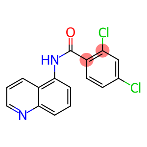 2,4-dichloro-N-(5-quinolinyl)benzamide