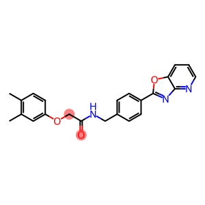 2-(3,4-dimethylphenoxy)-N-(4-[1,3]oxazolo[4,5-b]pyridin-2-ylbenzyl)acetamide