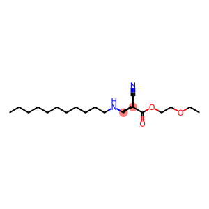 2-Propenoic acid, 2-cyano-3-(undecylamino)-, 2-ethoxyethyl ester