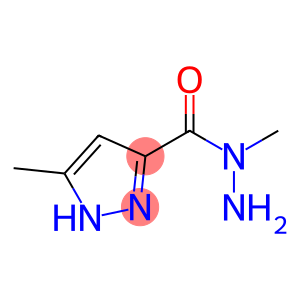 1H-Pyrazole-3-carboxylic  acid,  5-methyl-,  1-methylhydrazide
