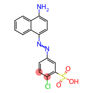 Benzenesulfonic acid, 5-[2-(4-amino-1-naphthalenyl)diazenyl]-2-chloro-