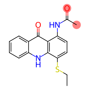 Acetamide, N-[4-(ethylthio)-9,10-dihydro-9-oxo-1-acridinyl]-