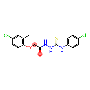1-(2-(4-CHLORO-2-METHYLPHENOXY)ACETYL)-4-(4-CHLOROPHENYL)THIOSEMICARBAZIDE