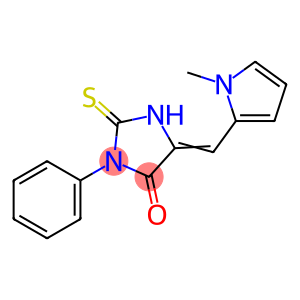 (5E)-2-mercapto-5-[(1-methyl-1H-pyrrol-2-yl)methylene]-3-phenyl-3,5-dihydro-4H-imidazol-4-one