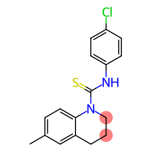 1-(4-CHLOROPHENYL)-3-(6-METHYL(1,2,3,4-TETRAHYDROQUINOLYL))THIOUREA