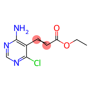 Ethyl 3-(4-aMino-6-chloropyriMidin-5-yl)acrylate