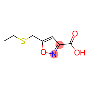 5-[(ethylsulfanyl)methyl]-1,2-oxazole-3-carboxylic acid