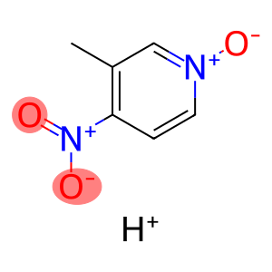 Pyridine,  3-methyl-4-nitro-,  1-oxide,  conjugate  monoacid  (9CI)