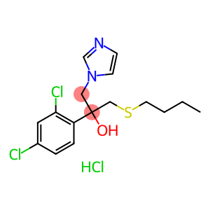 1-Butylsulfanyl-2-(2,4-dichlorophenyl)-3-imidazol-1-yl-propan-2-ol hydrochloride