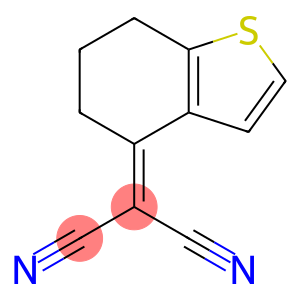 4,5,6,7-TETRAHYDROBENZO(B)THIOPHENE-4-YLIDENEMALONONITRILE