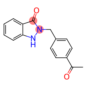3H-Indazol-3-one, 2-[(4-acetylphenyl)methyl]-1,2-dihydro-
