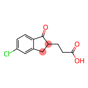 1H-Indene-2-propanoic acid, 5-chloro-2,3-dihydro-1-oxo-