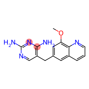 2,4-Pyrimidinediamine, 5-[(8-methoxy-6-quinolinyl)methyl]-