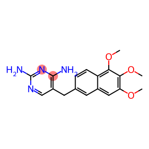 2,4-Pyrimidinediamine, 5-[(5,6,7-trimethoxy-2-naphthalenyl)methyl]-