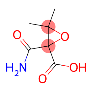 Butyric acid, 2-carbamoyl-2,3-epoxy-3-methyl- (7CI)