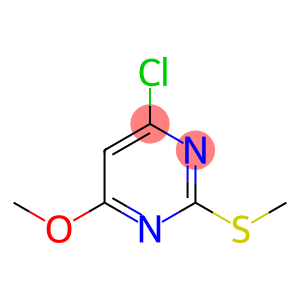 Pyrimidine, 4-chloro-6-methoxy-2-(methylthio)-