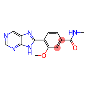 3-Methoxy-N-methyl-4-(1H-purin-8-yl)benzamide