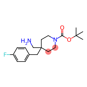 tert-butyl 4-(aminomethyl)-4-(4-fluorobenzyl)piperidine-1-carboxylate