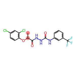 1-(2-(2,4-DICHLOROPHENOXY)PROPIONYL)-4-(3-(TRIFLUOROMETHYL)PHENYL)SEMICARBAZIDE