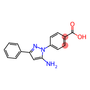 4-(5-amino-3-phenyl-1H-pyrazol-1-yl)benzoic acid